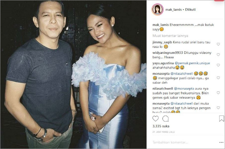 Cuek Diledek Video Panas dengan Ariel NOAH, Marion Jola Tampil Cantik Pakai Make Up Freckles