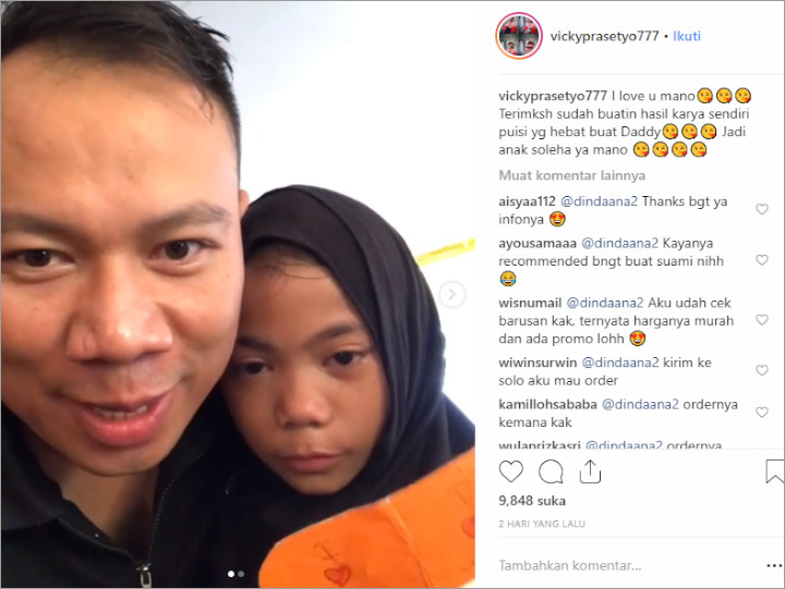 Vicky Prasetyo Puji Putrinya