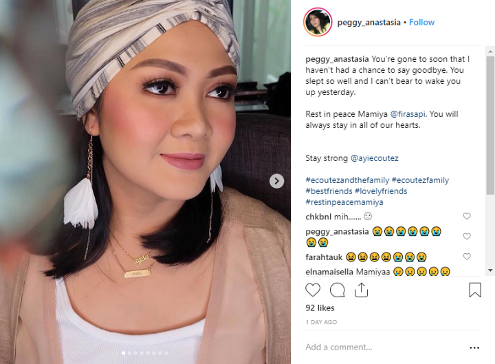 Istri Ayi Ecoutez Meninggal Dunia