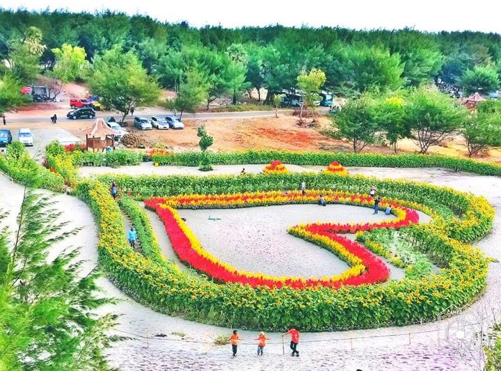 Taman Gumuk Pasir Parangtritis yang Semakin Indah