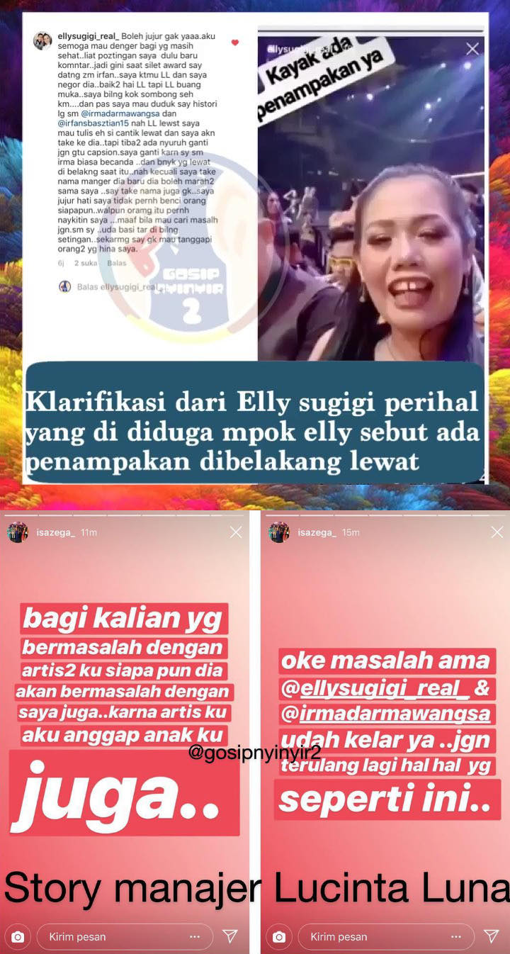 Sempat Murka, Manajer Lucinta Luna Tegaskan Masalah dengan Ely Sugigi Sudah Selesai