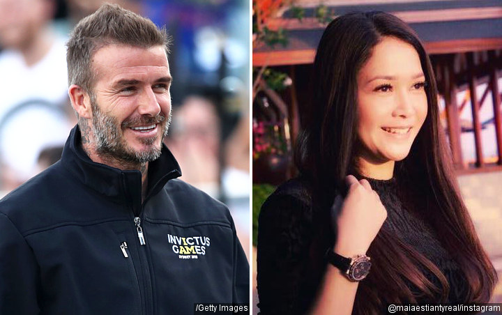 Foto Bareng David Beckham di Acara Internasional, Maia Ungkap Berkat Jasa Suami