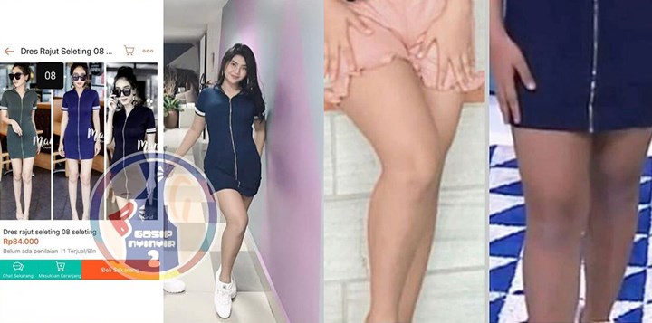 Usai Diejek Pakai Baju Murah dari Tanah Abang, Lutut \'Hitam\' Keponakan Dewi Persik Juga Tuai Cibiran