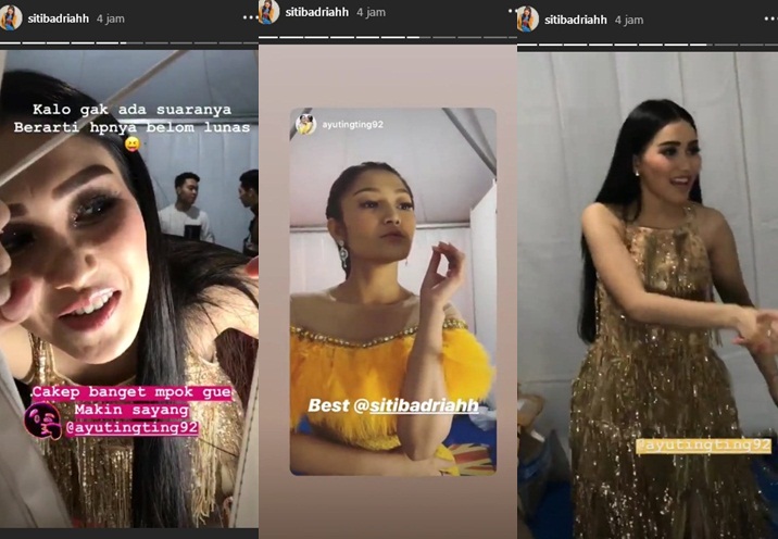 Ayu Ting Ting dan Siti Badriah di ADI 2018