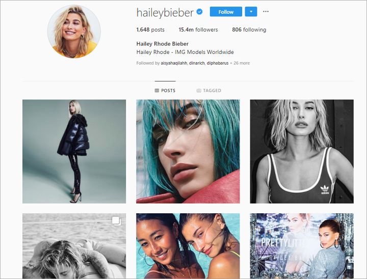 Hailey Bieber