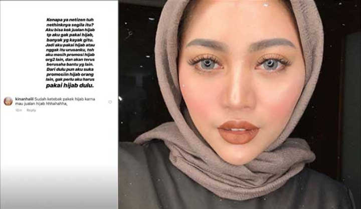 Berhijab Dituding Sebagai Strategi Jualan Bisnis Baru Rachel Vennya Geram