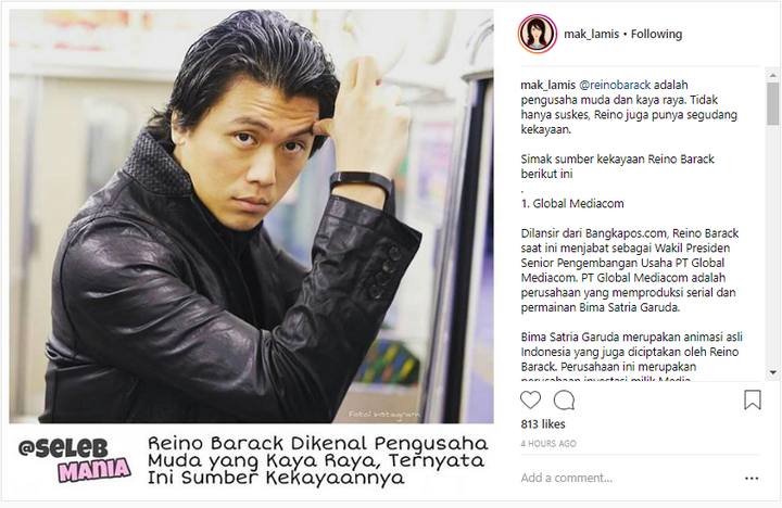 Sumber Kekayaan Reino Eks Luna Maya
