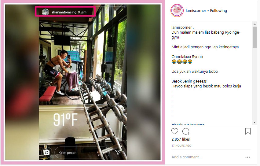 Rio Haryanto Nge-Gym