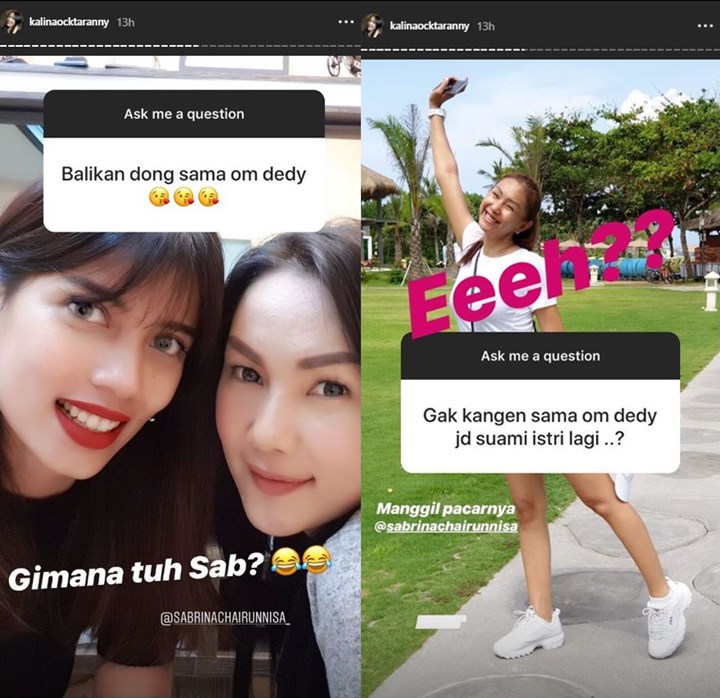 Jawaban Kalina Ditanya Rujuk