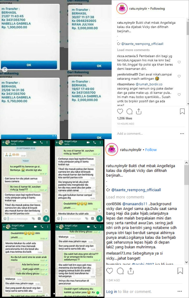 Angel Ngaku Dijebak Dan Pamer Bukti Vicky Curi Uang, Roy Kiyoshi Sempat Ramal Selingkuh Settingan