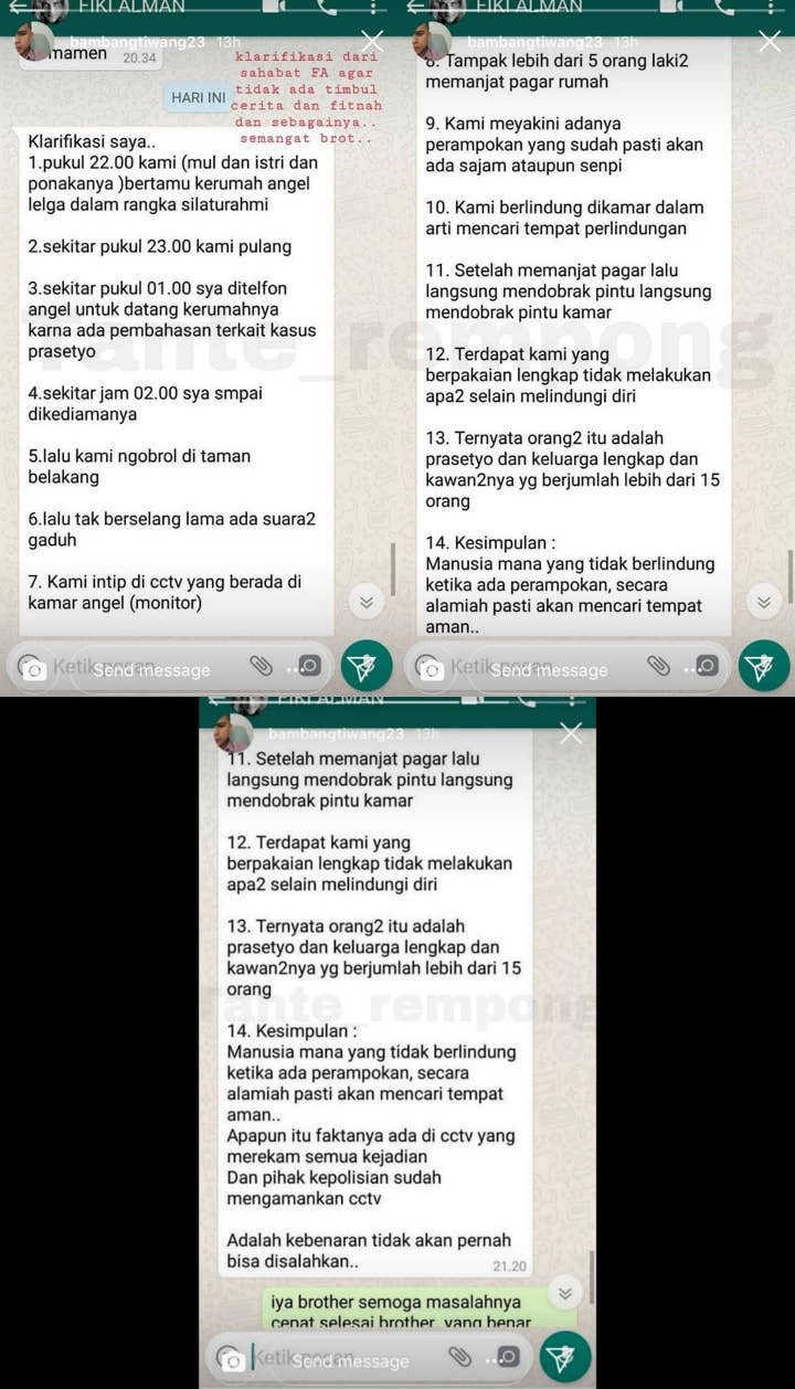 Fiki Alman Buka Suara Usai Digerebek Bareng Angel Lelga, Netter Tak Peduli