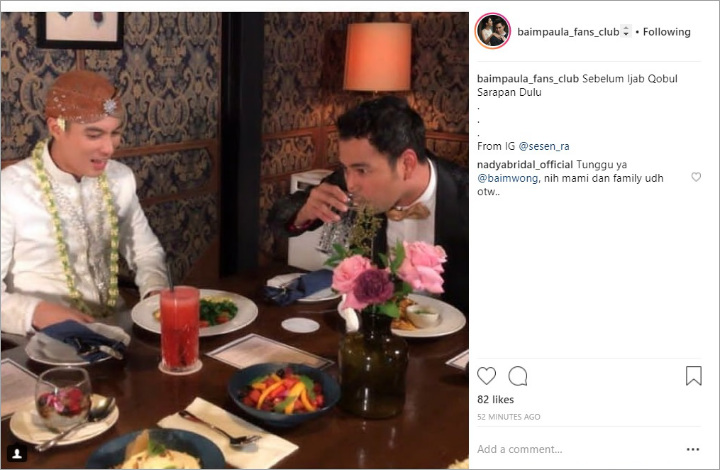 Baim dan Raffi Ahmad Jelang Ijab Kabul