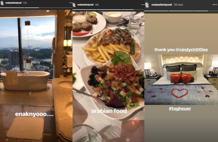 Unggahan Stories Maia Estianty 