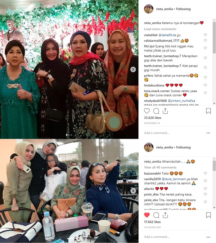 Rieta Amilia dan Sahabat