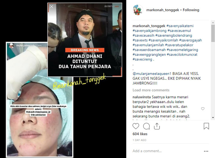 Mulan Perawatan Saat Ahmad Dhani Dituntut Penjara