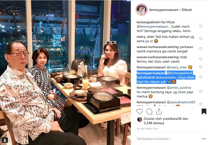 Rencana Pernikahan Femmy Permatasari