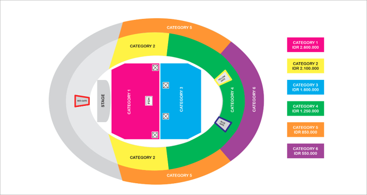 harga tiket konser ed sheeran