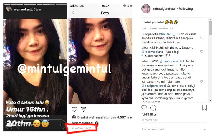 Keponakan Dewi Persik Dituduh Bohong Umur