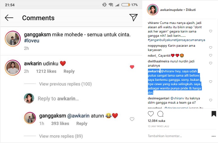 Bantahan Awkarin Soal Selingkuh