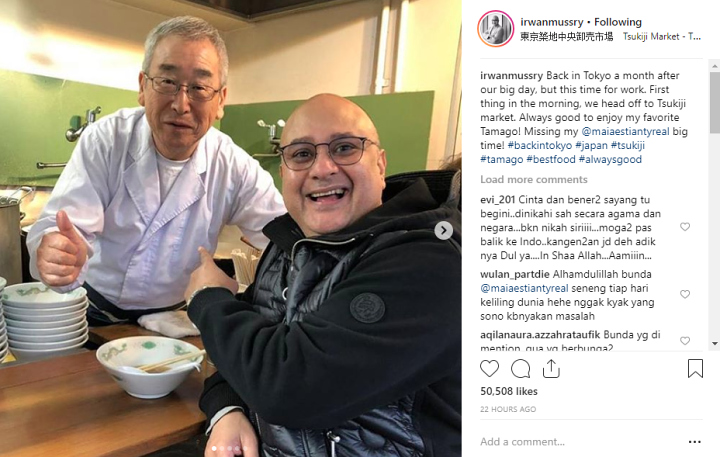 Cara Irwan Mussry Ungkap Kangen ke Maia Estianty