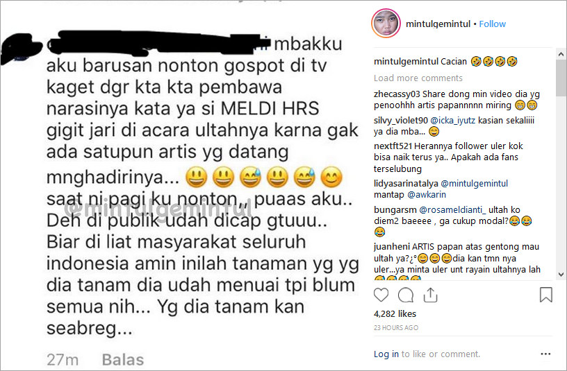 Keponakan Dewi Persik Gigit Jari, Tak Ada Artis Yang Datang Di Acara Ultah?
