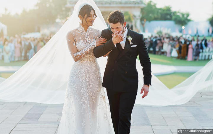 Tampil Super Cantik Saat Menikah, Ternyata Priyanka Sulam Nama Nick Jonas di Gaun Pengantinnya