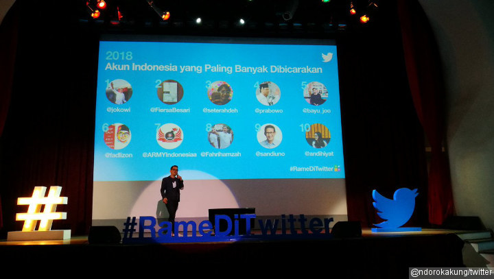 #RameDiTwitter2018: Ada Jokowi dan Prabowo, Ini 10 Akun Tokoh Indonesia Paling Populer