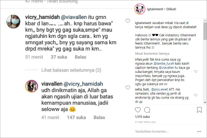 Heboh Kabar Terlibat Kasus Kosmetik Ilegal, Via Vallen Akhirnya Buka Suara
