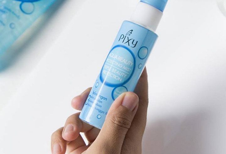 Pixy Aqua Beauty Protecting Mist, Setting Spray Paling Murah