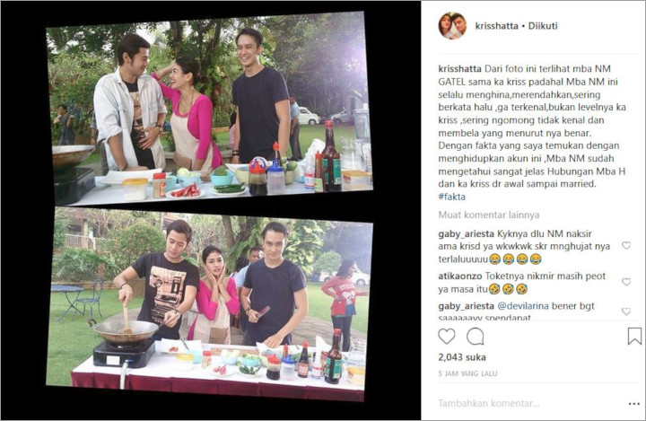 Kriss Hatta dan Nikita Mirzani