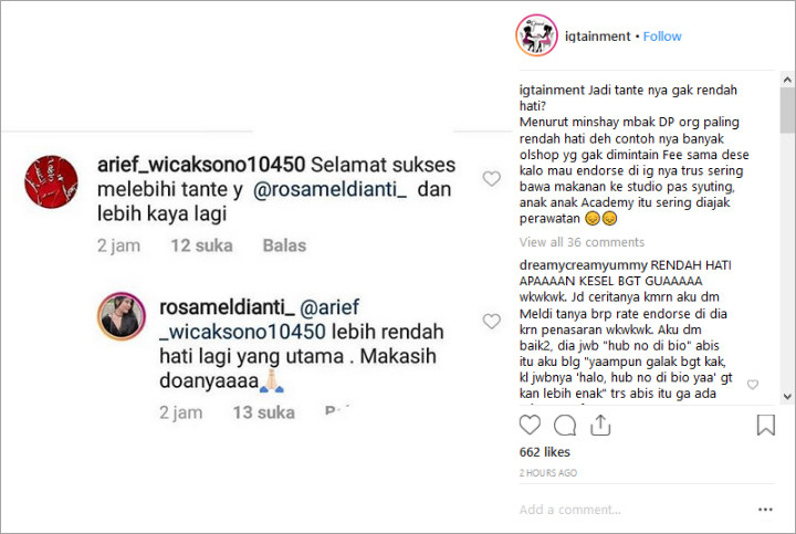 Didoakan Bisa Lebih Sukses dari Dewi Persik, Reaksi Rosa Meldianti Bikin Netter \'Emosi\'