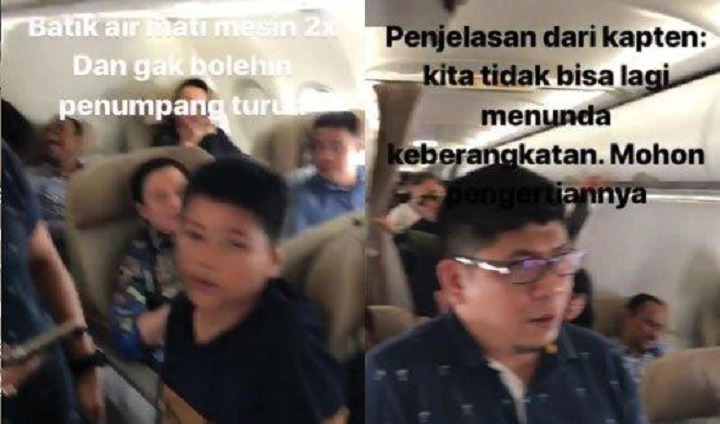 Penumpang Batik Air panik