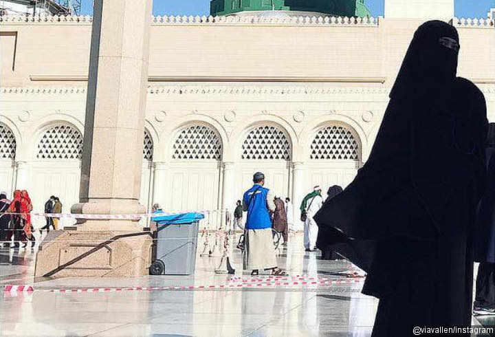 Pakai Busana Muslim Serba Hitam Lengkap Dengan Cadar, Begini Lho Penampilan Via Vallen