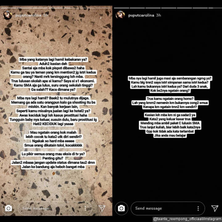 Sindiran Puput Carolina pada Nikita Mirzani