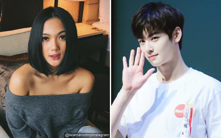 Pulang ke Indonesia, Marion Jola Girang Ketemu Cha Eunwoo di Bandara Korea