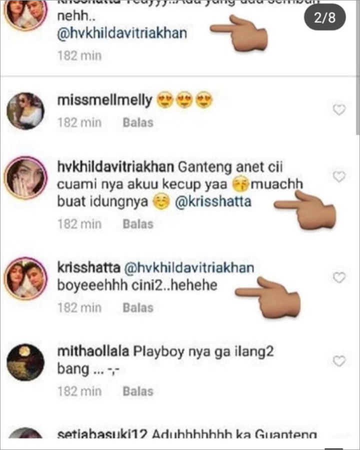 Chat Lawas Hilda ke Kriss Hatta