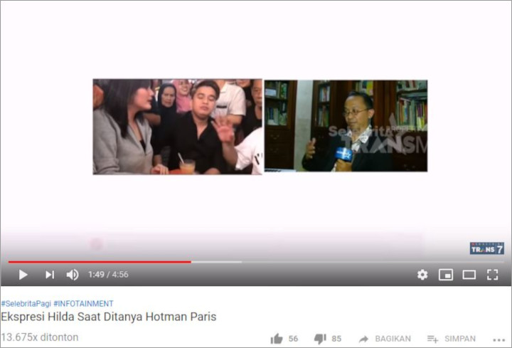 Hilda Vitria Dibaca Pakar Ekspresi