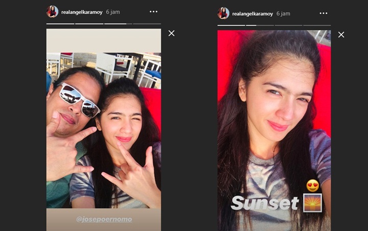 Angel Karamoy Liburan ke Bali