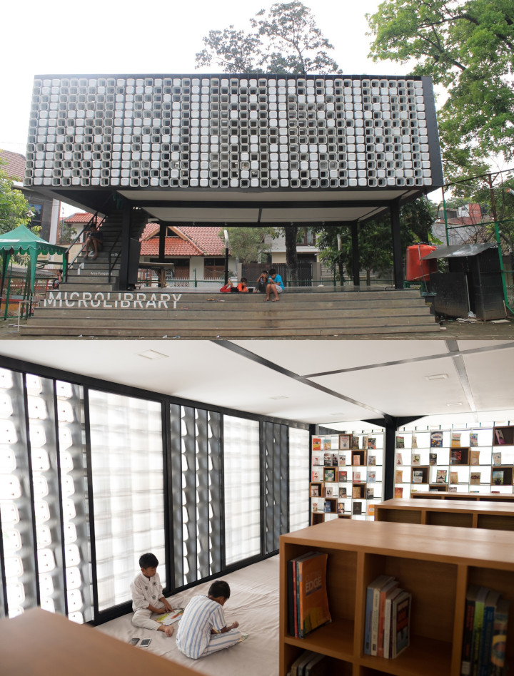 Microlibrary Taman Bima di Bandung
