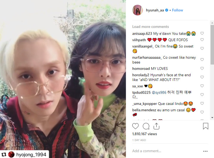 Foto HyunA dan EDawn