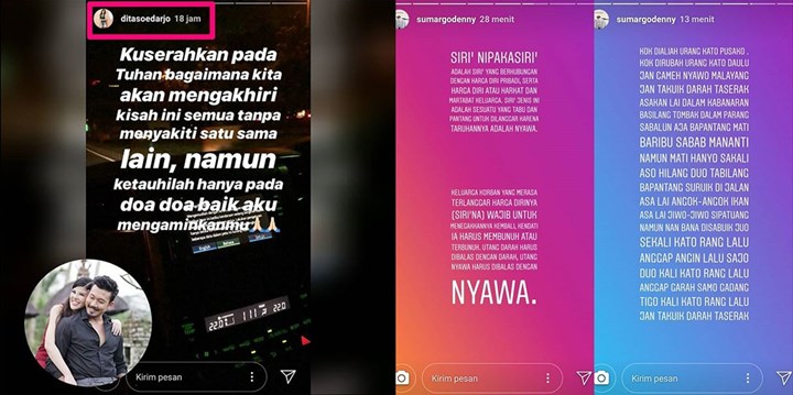 Dita Soedarjo Curhat
