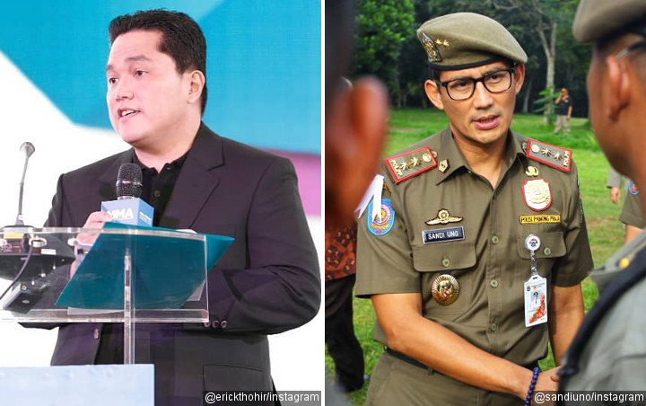 Erick Thohir Minta Sandiaga Uno Bedakan Sinetron dengan Pemilu, Gerindra Ingatkan Janji Jokowi