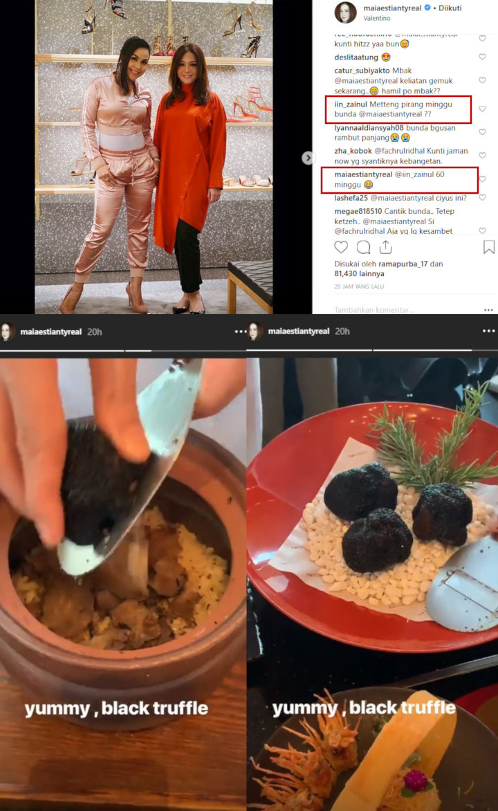 Maia Akhirnya Bocorkan Usia Kehamilan, Cantik Ala Song Hye Kyo Saat Makan Jamur Langka Rp 30 Juta