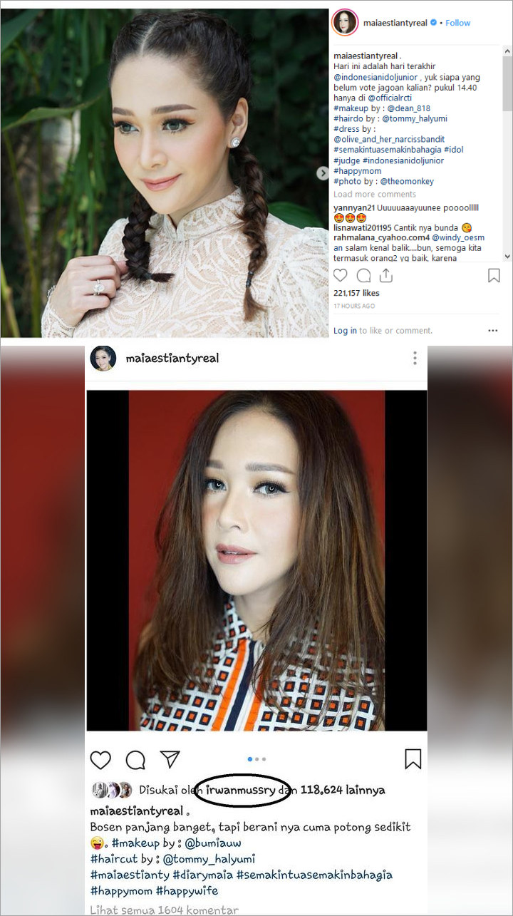 Maia Pamer Rambut Baru Berkepang Dipuji Cantik Bawaan Bayi, Tak Disangka Begini Reaksi Irwan