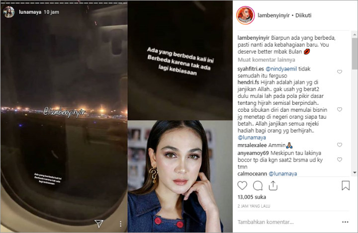 Reino Barack Diduga Lamar Syahrini, Luna Maya Curhat Galau 