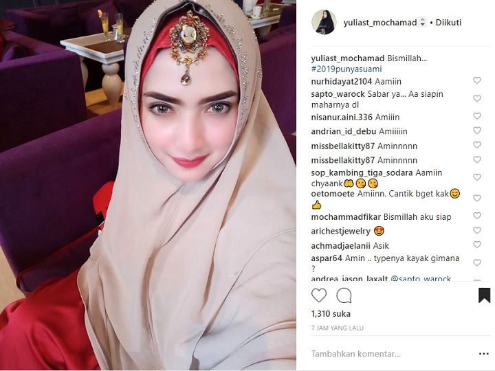 Postingan Pertama Yulia Mohammad Usai Vakum