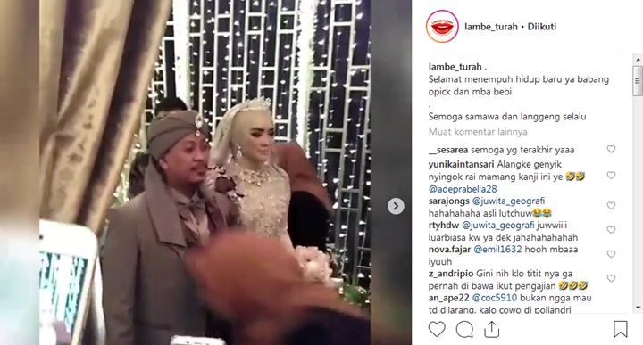 Resepsi Pernikahan Opick