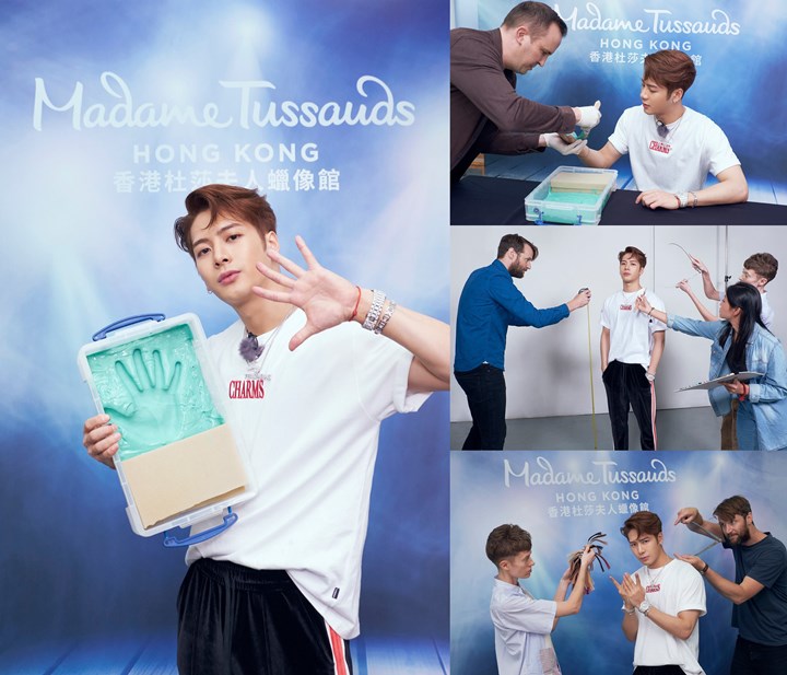 Super Kece, Serunya Jackson GOT7 Jalani Pengukuran Patung Lilin Dirinya