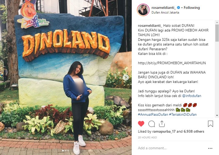 Rosa Meldianti Dibully Pamer Aurat