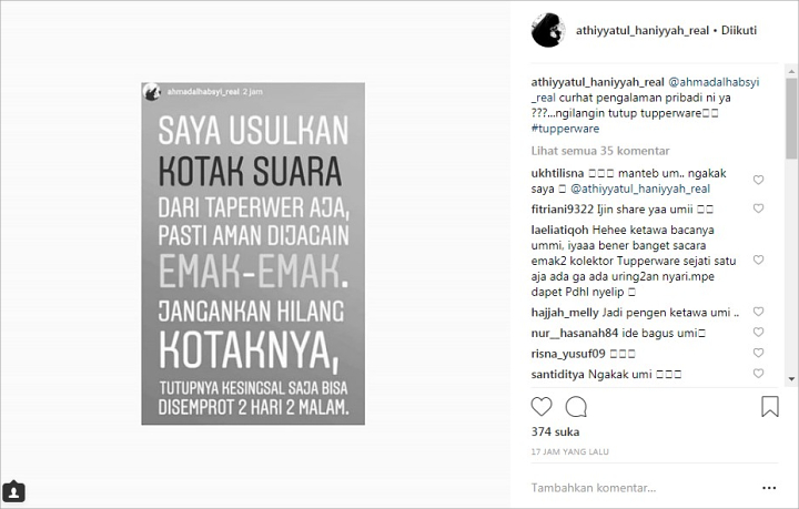 Pro dan Kontra Kotak Suara Pemilu 2019 Pakai Kardus, Ustaz Ahmad Al Habsyi Beri Saran Super Kocak